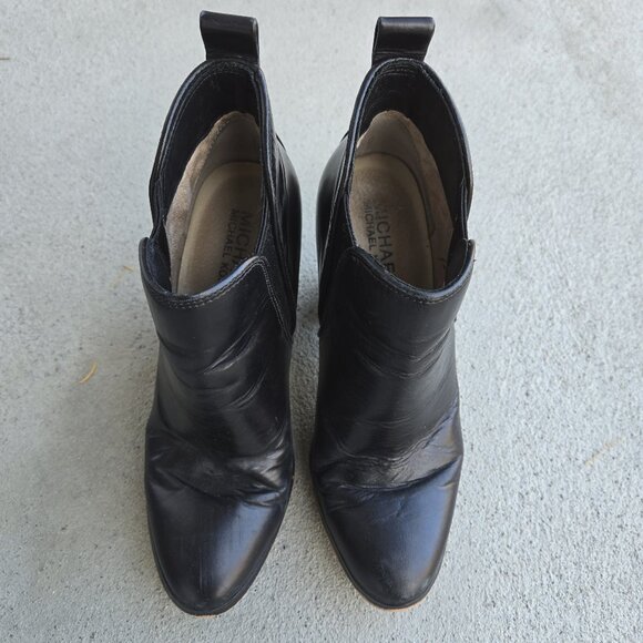 Sz 6 MK Micheal Kors booties ankle boots heel - Picture 4 of 12